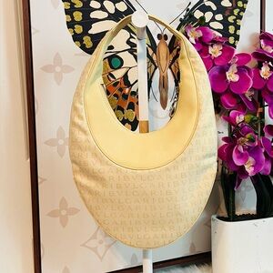 🔥💛Bvlgari Beige Monogram Shoulder Bag